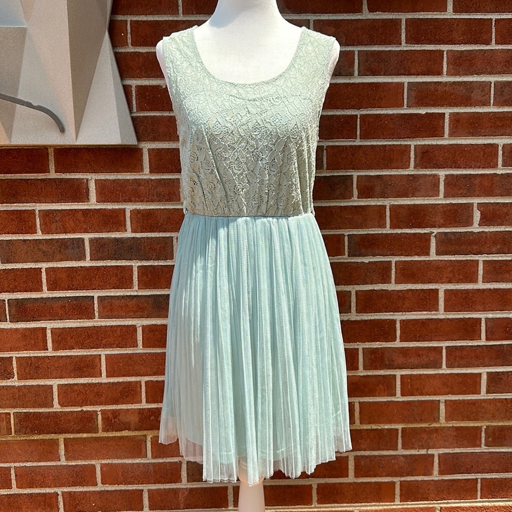 The Clothing Co Mint Green A-Line Dress Size S